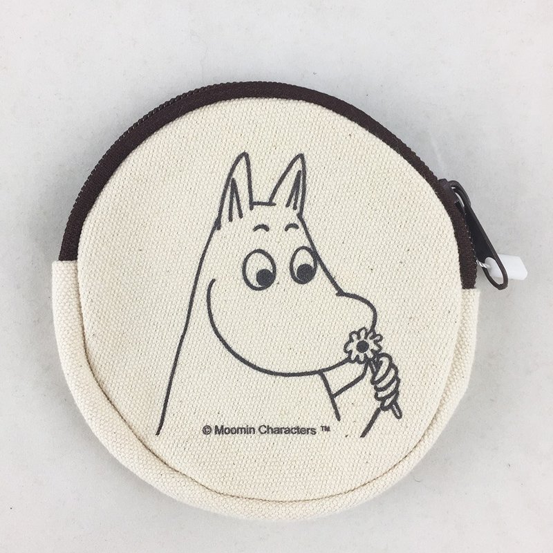 Moomin授权-零钱包【MOOMIN】 - 零钱包 - 棉．麻 黑色