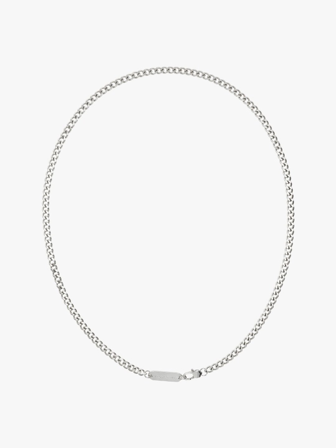 BASIC CHAIN NECKLACE 01 - 项链 - 不锈钢 银色