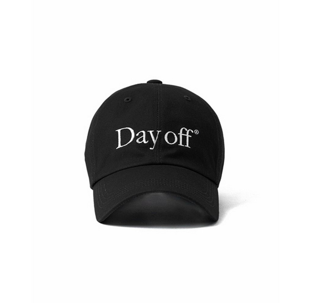 AECA Day Off Cap电绣标语老帽(黑) - 帽子 - 其他材质 黑色