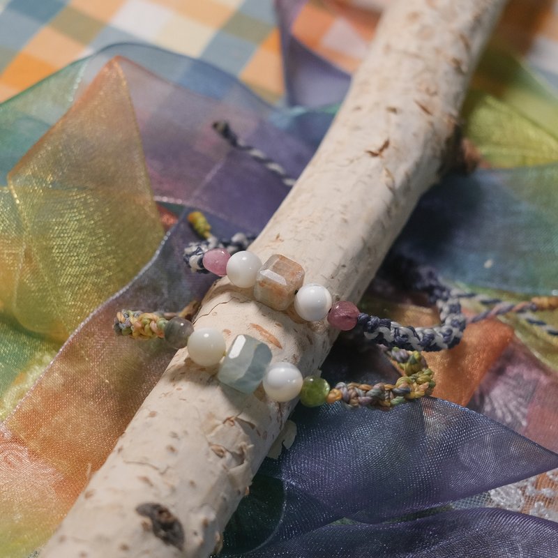 == 混色编织手环== 【FUN BABY】 - 手链/手环 - 蜡 