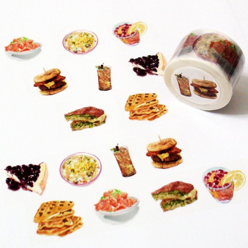 麒麟纸胶带 混合早午餐 - 纸胶带 - 纸 