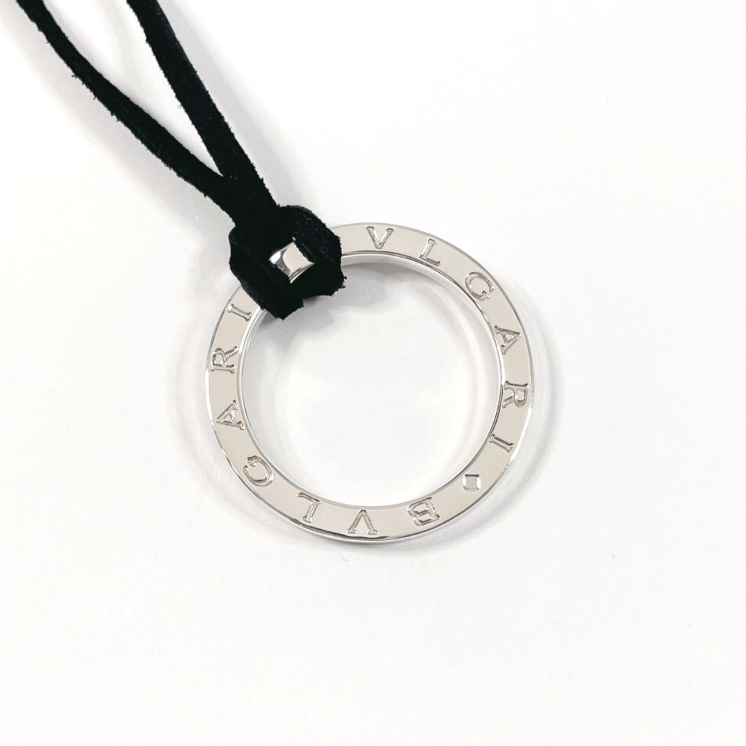 【日本直送 二手美品】宝格丽 BVLGARI 项链 附绳链 坠饰 钥匙圈 925银 抛光处理 饰品 - 项链 - 纯银 银色