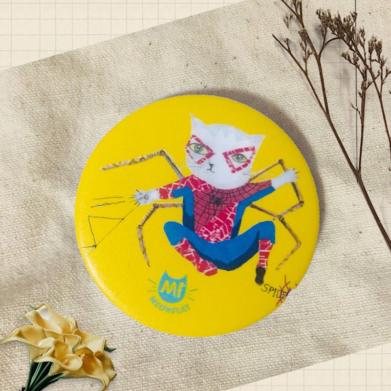 Meowflat 胸章/徽章/别针|英雄猫系列 - 徽章/别针 - 塑料 