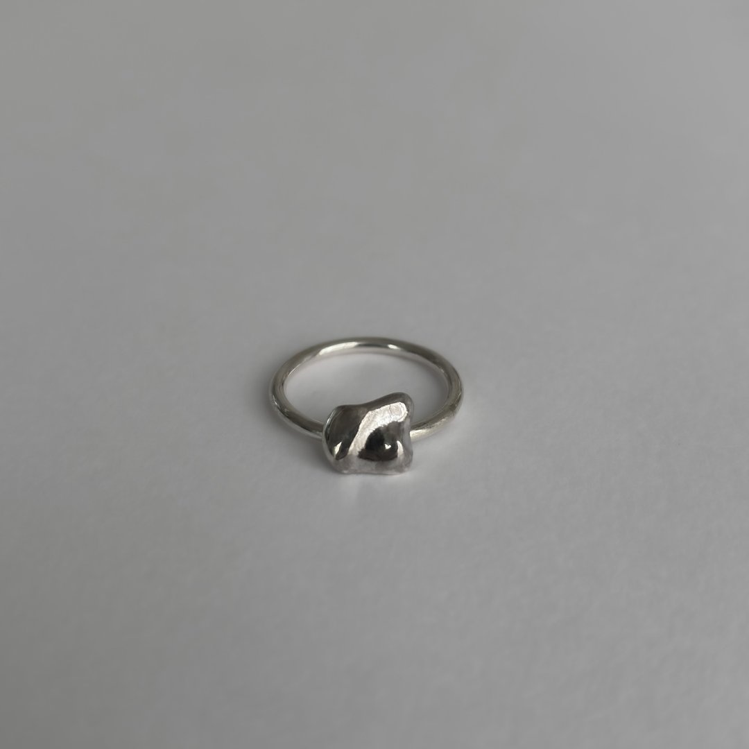 戒指 925纯银 top ring02 - 戒指 - 其他金属 