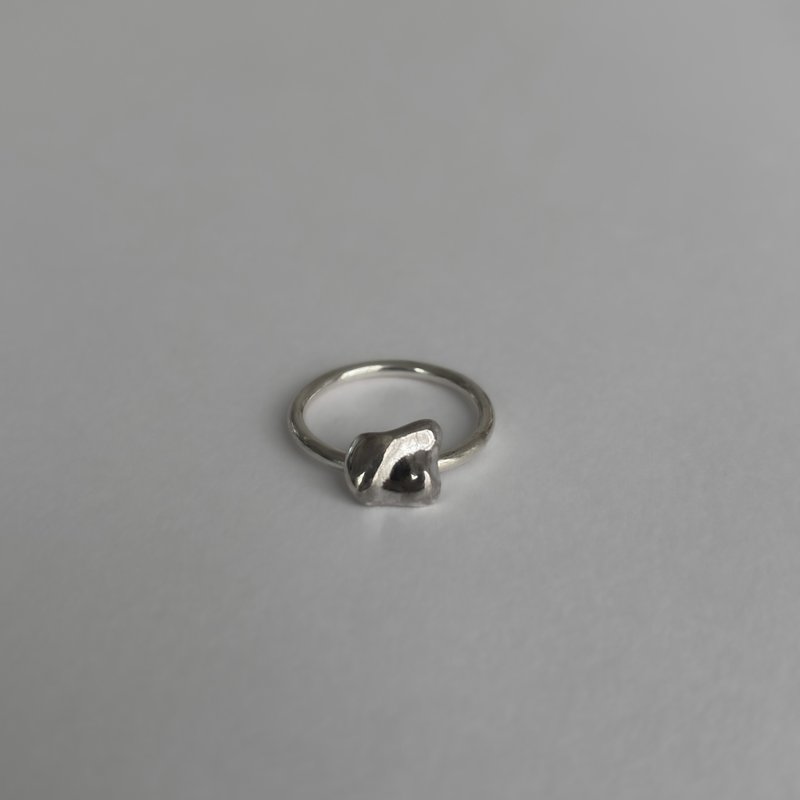 戒指 925纯银 top ring02 - 戒指 - 其他金属 