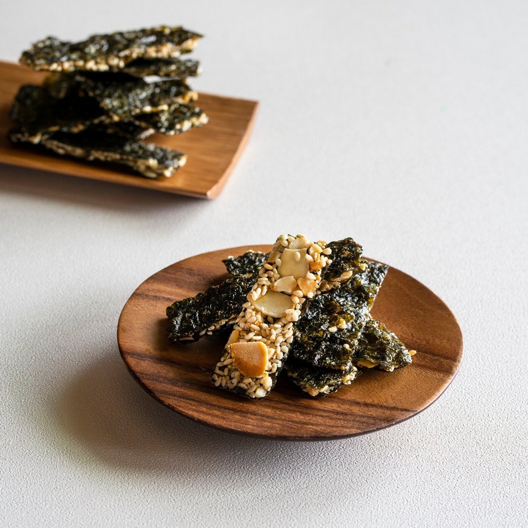 【海苔坚果脆片】(分享包)(严选素食零嘴)(非油炸,不死咸)(素食) - 零食/点心 - 塑料 白色