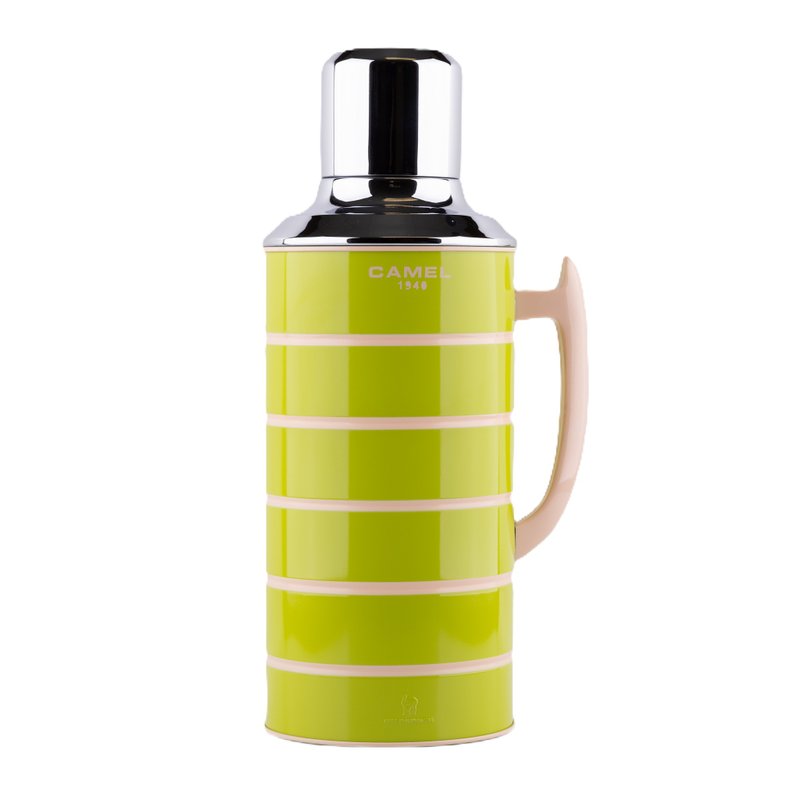 骆驼牌 1.5L 玻璃胆真空保温壶糖果色壶身 鲜绿 412VG - 保温瓶/保温杯 - 其他材质 绿色