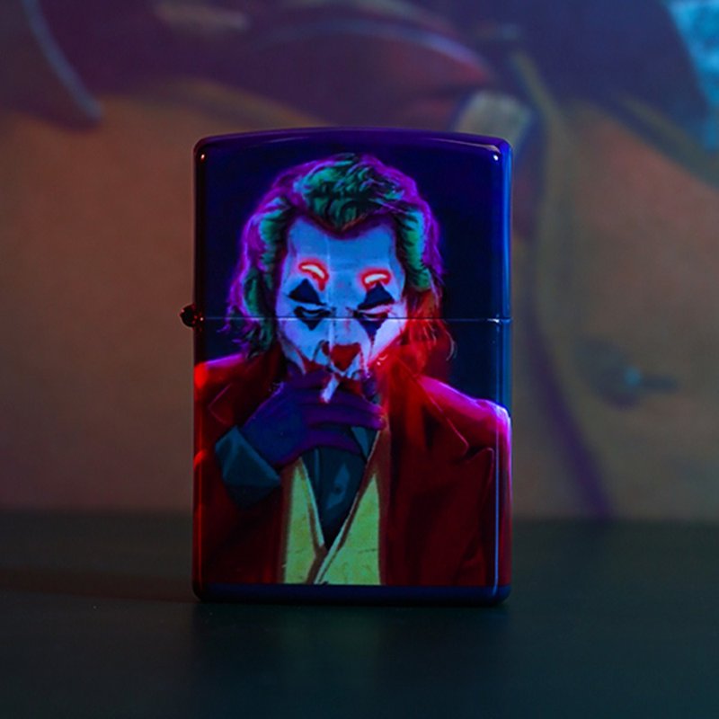 【ZIPPO官方旗舰店】迷幻色诡谲小丑防风打火机 Z-020 - 其他 - 铜/黄铜 