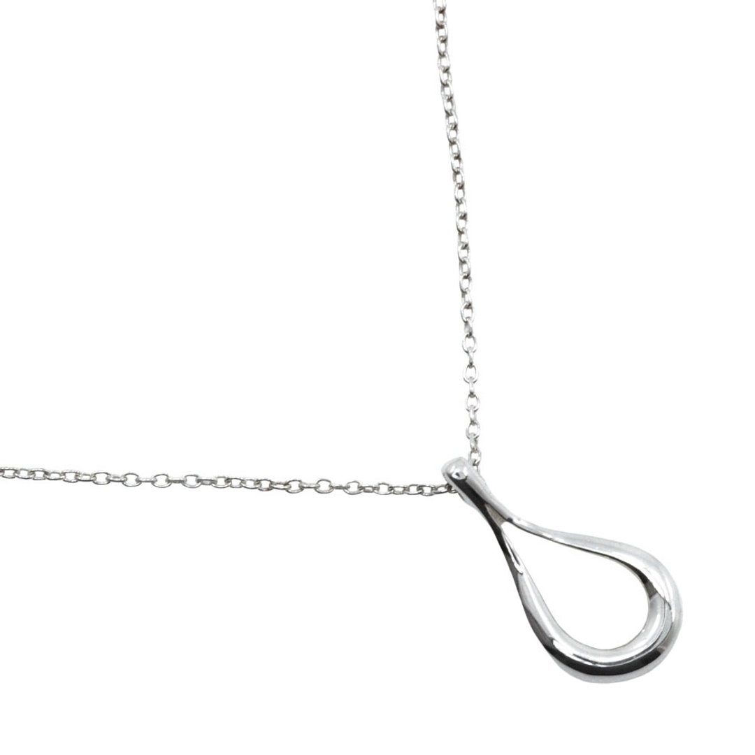【日本直送】蒂芙尼 TIFFANY&Co. Open Tear Drop 项链 Elsa Peretti 银 925 约 2.6g 女仕【二手】 - 项链 - 银 银色