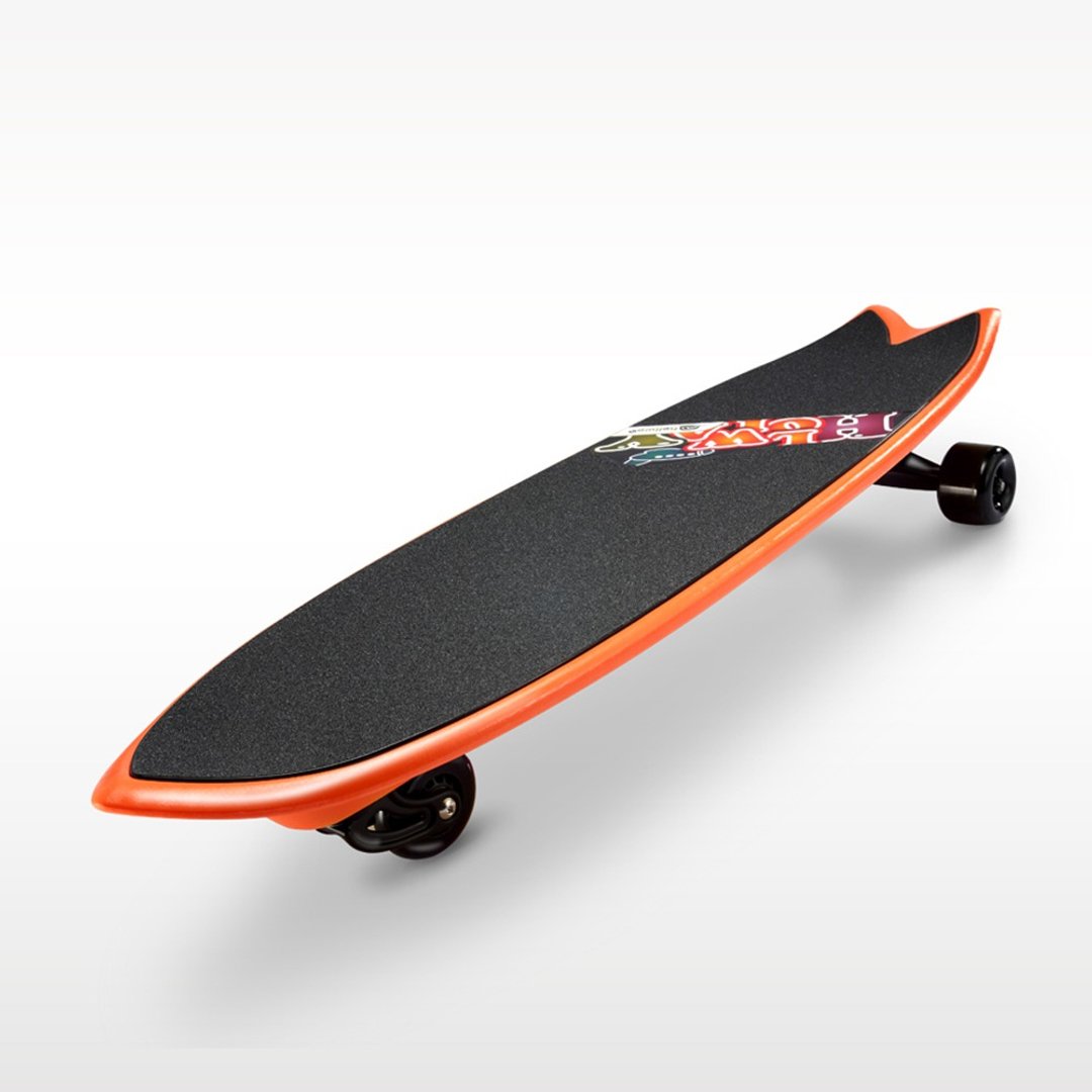 三轮冲浪滑板 SURF SKATE(劲量橘) 附背袋 极限运动 滑板 - 运动/健身用品 - 其他材质 橘色