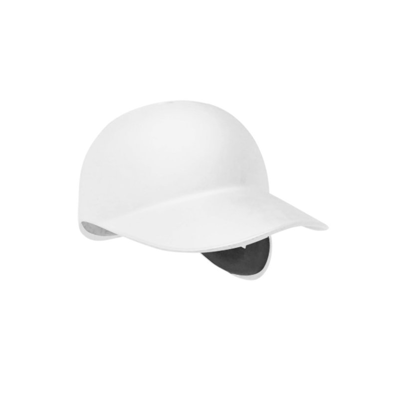 【野YAKYU】PRO打击头盔(右打) - 雾白 - 运动配件 - 塑料 白色