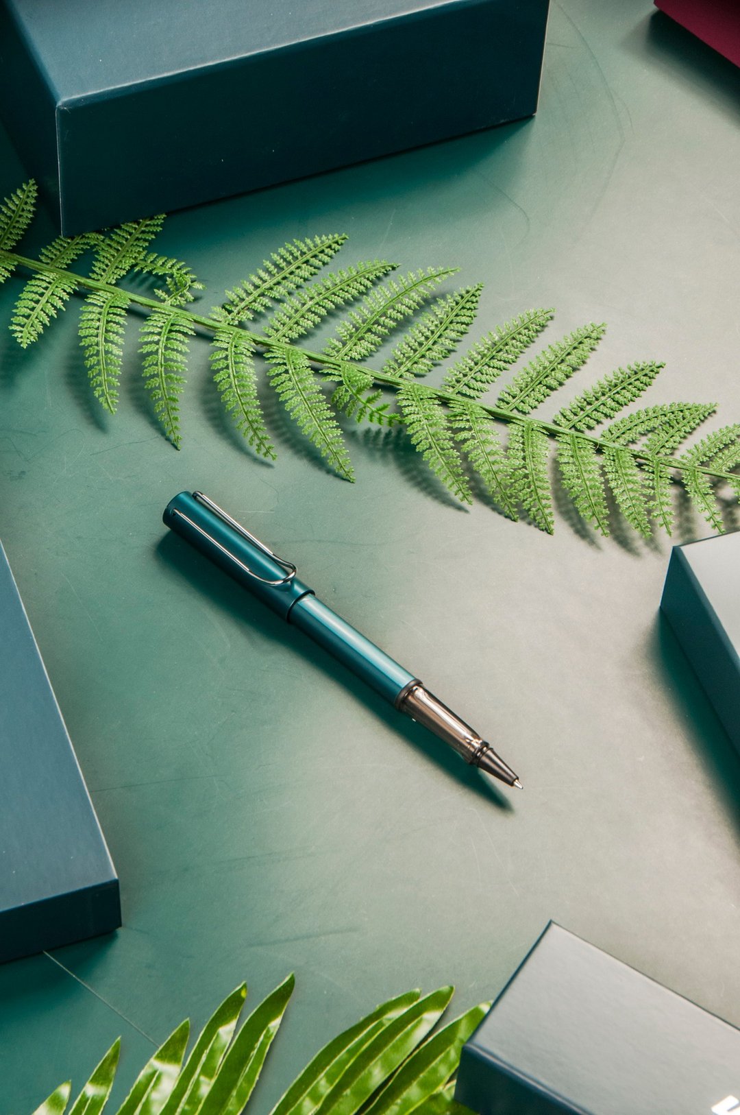 LAMY AL STAR petrol  限量 钢珠笔 笔袋礼盒 - 森绿蓝 - 钢珠笔 - 铝合金 绿色