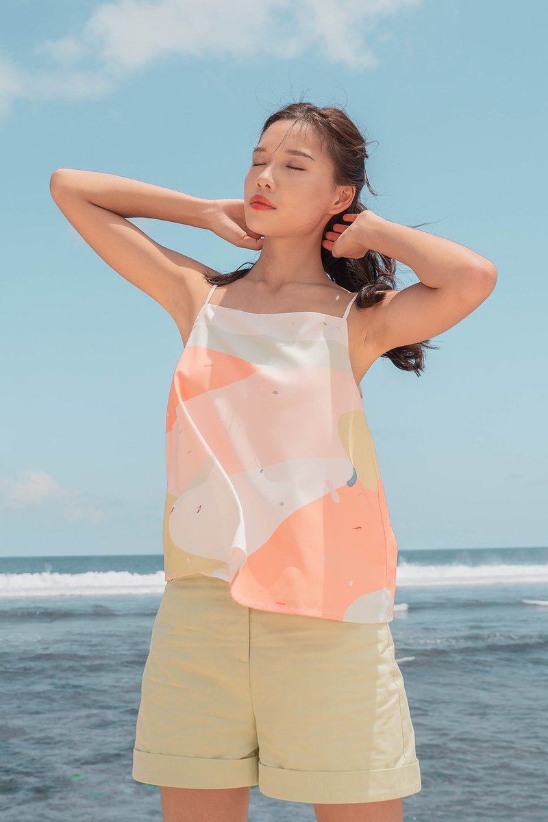Memoir Cami Top (Mid Summer) - 女装上衣 - 聚酯纤维 多色