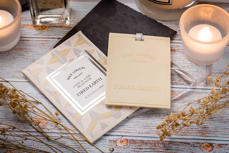 英伦香氛吊挂片FIRED EARTH系列 印度奶茶与青柠花 - 香薰/精油/线香 - 树脂 黄色