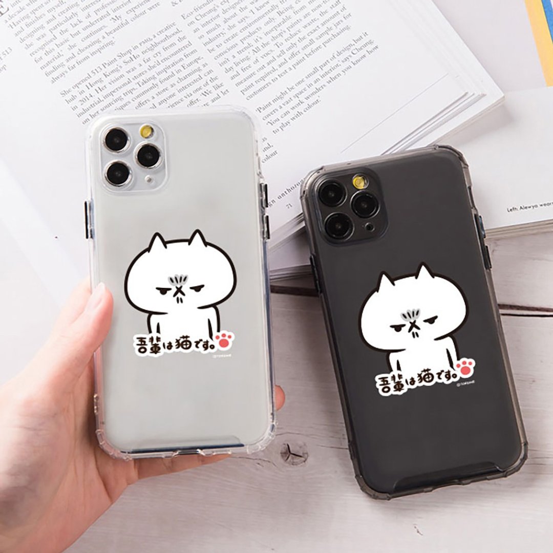 【反应过激的猫】iPhone手机壳 瞪! BLAC磨砂雾面防摔抗撞 - 手机壳/手机套 - 塑料 多色