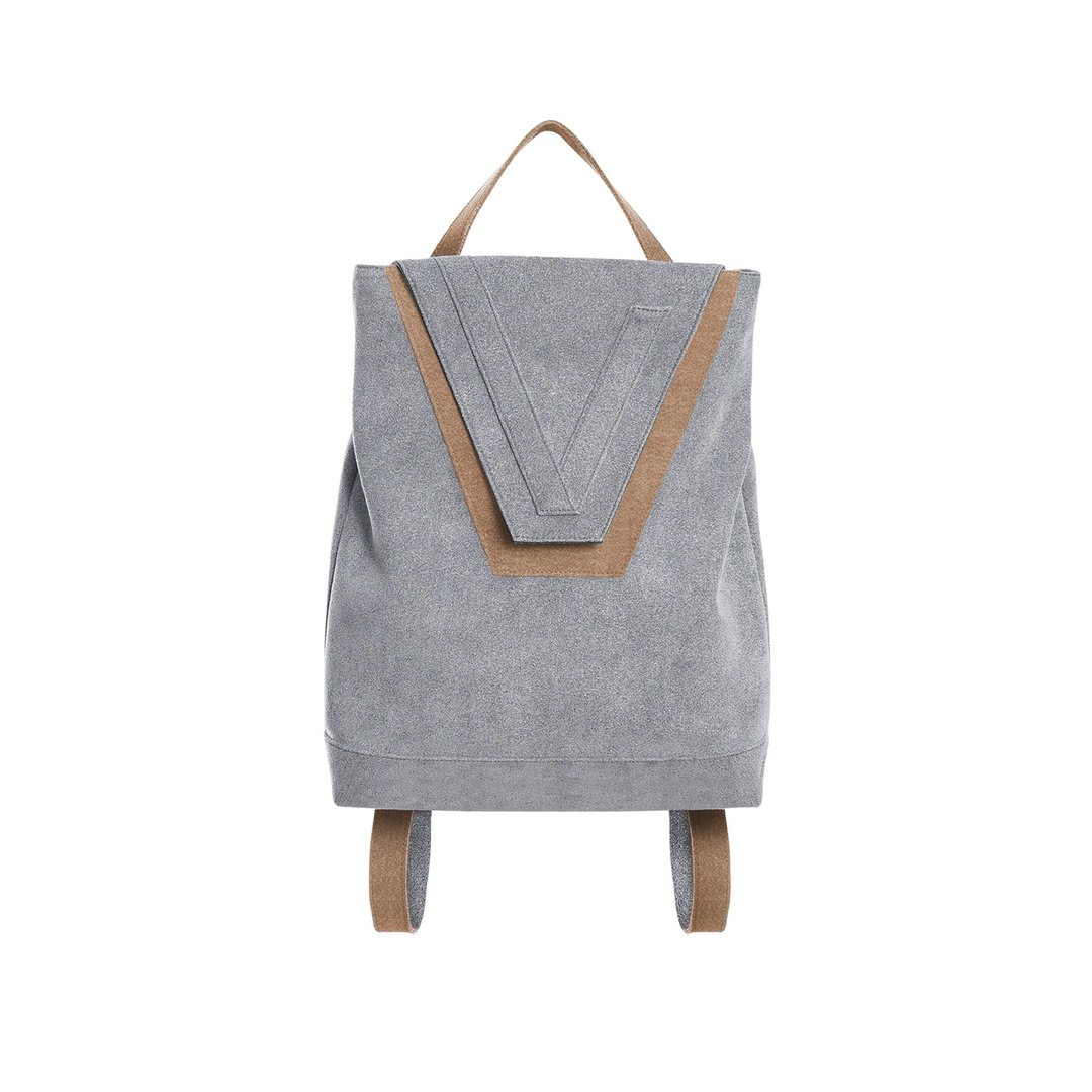 【Camouflage系列】V backpack 两用后背包 棕色 - 后背包/双肩包 - 其他人造纤维 灰色