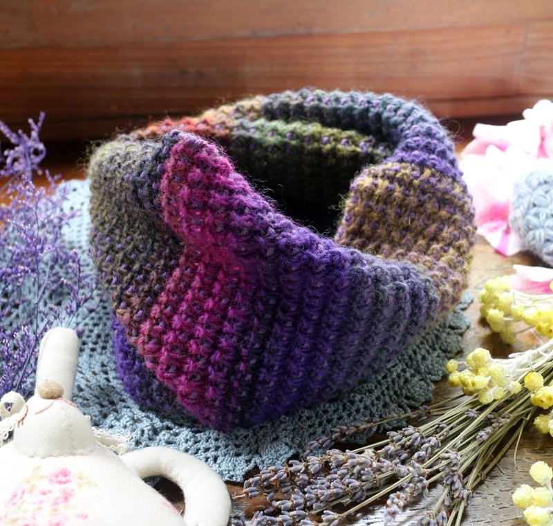 ChiChi手作-手工毛线脖围/围脖【混搭系列】 - 围巾/披肩 - 羊毛 多色