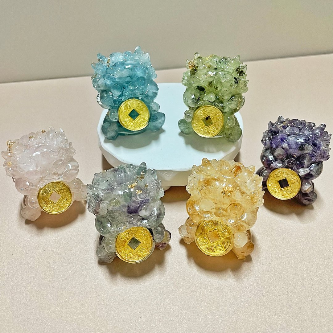 【手工制作】天然水晶咬钱貔貅/水晶摆饰 - 摆饰 - 水晶 