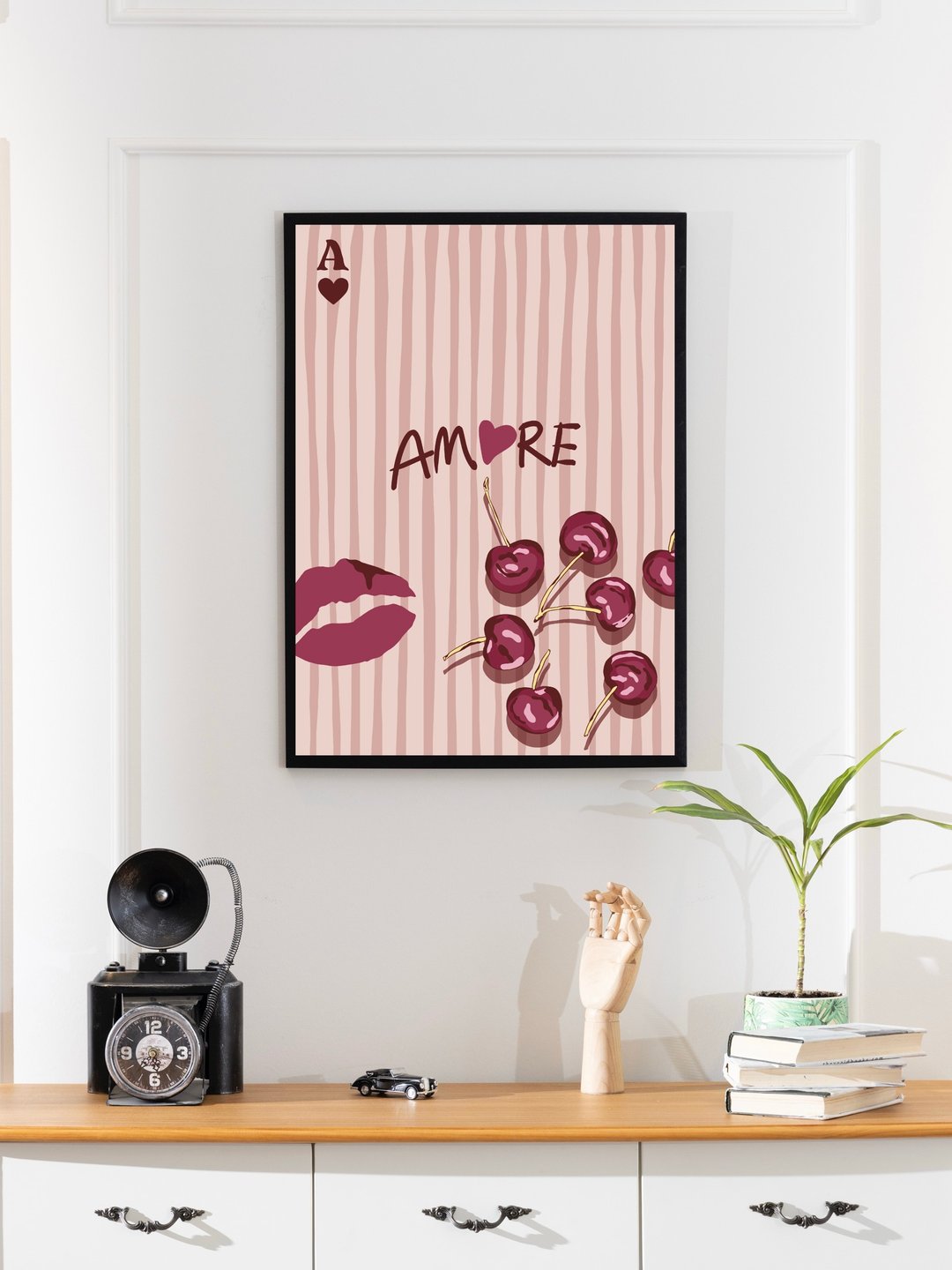Amore / Art print / Gift - 墙贴/壁贴 - 纸 多色