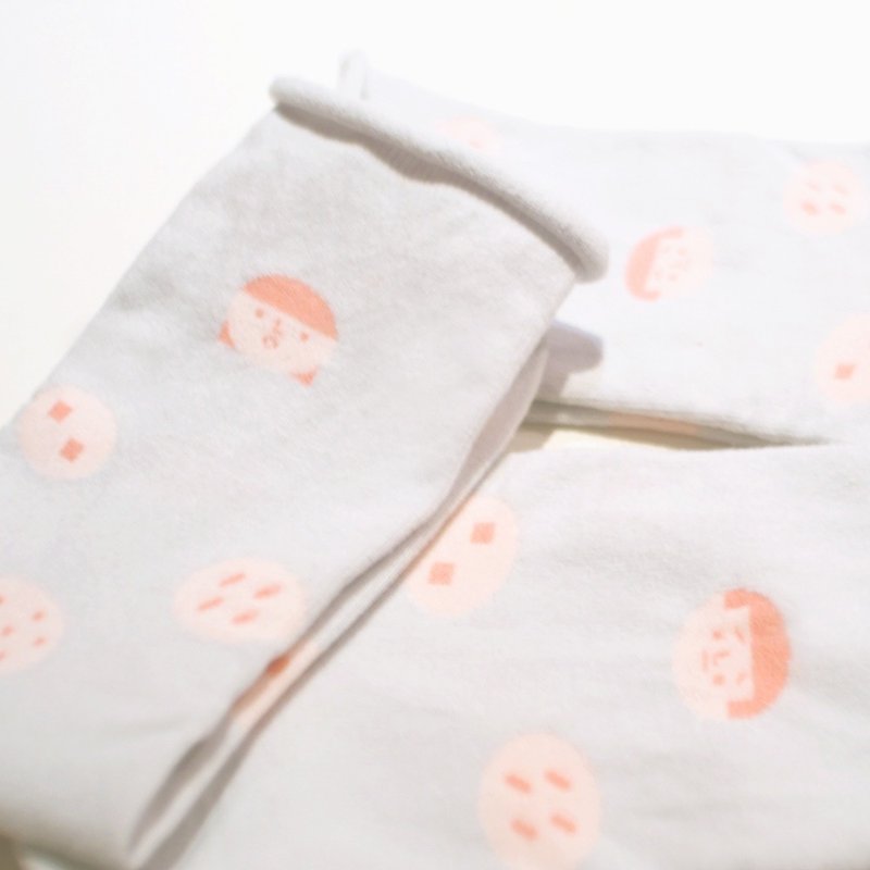 圈圈 / 右手超人袜 - 袜子 - 棉．麻 灰色