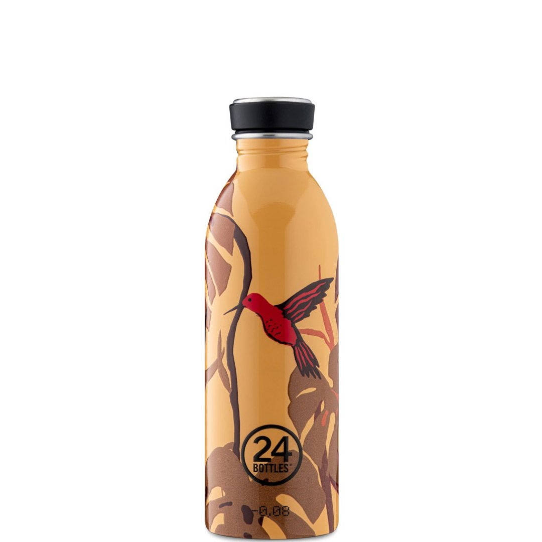 意大利24Bottles【URBAN超轻量羽毛系列】Amber Oasis - 不锈钢瓶 - 水瓶/水壶 - 不锈钢 橘色
