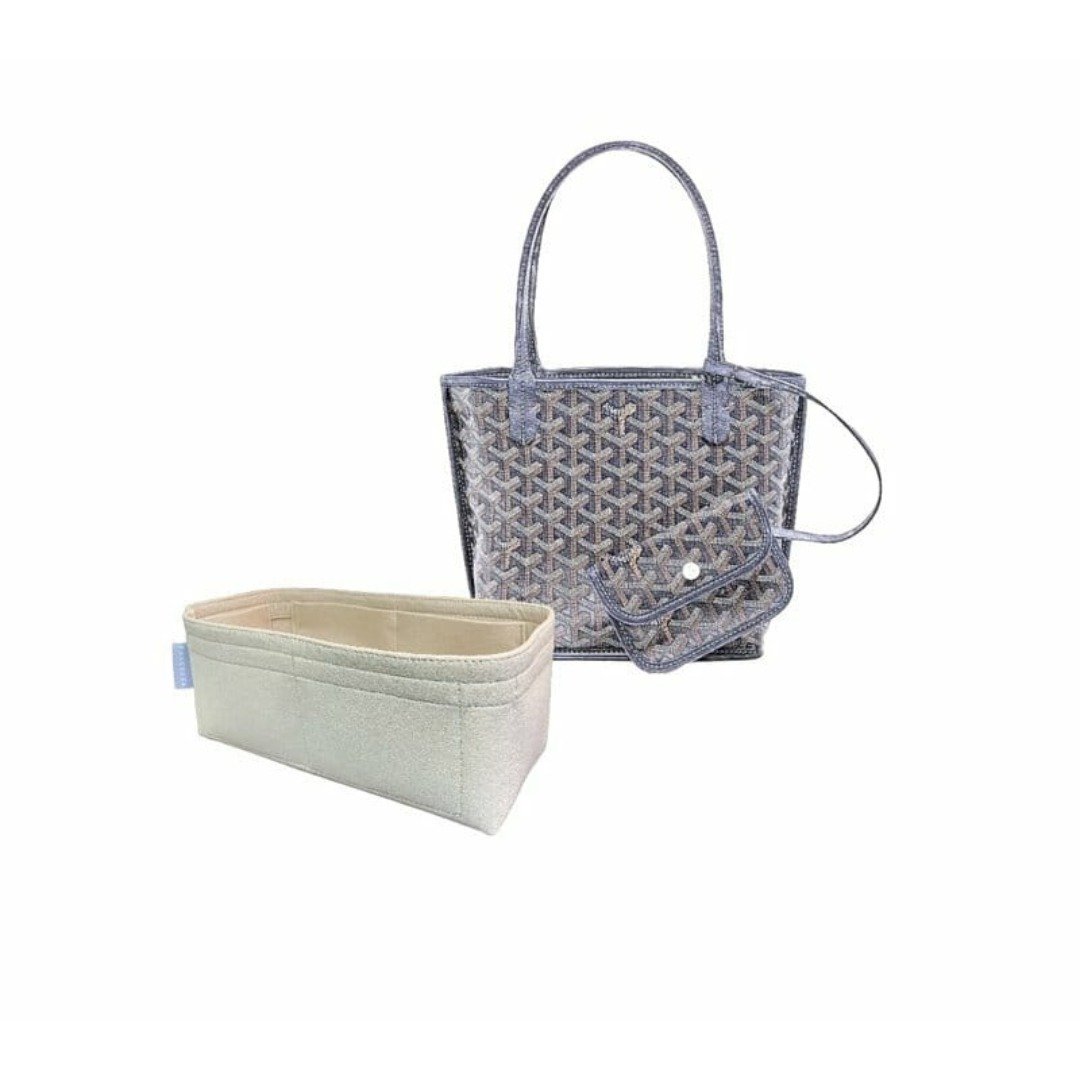 【香港制造韩国绒布】手制内袋 Bag Organiser Goyard Anjou Mini - 化妆包/杂物包 - 其他材质 多色