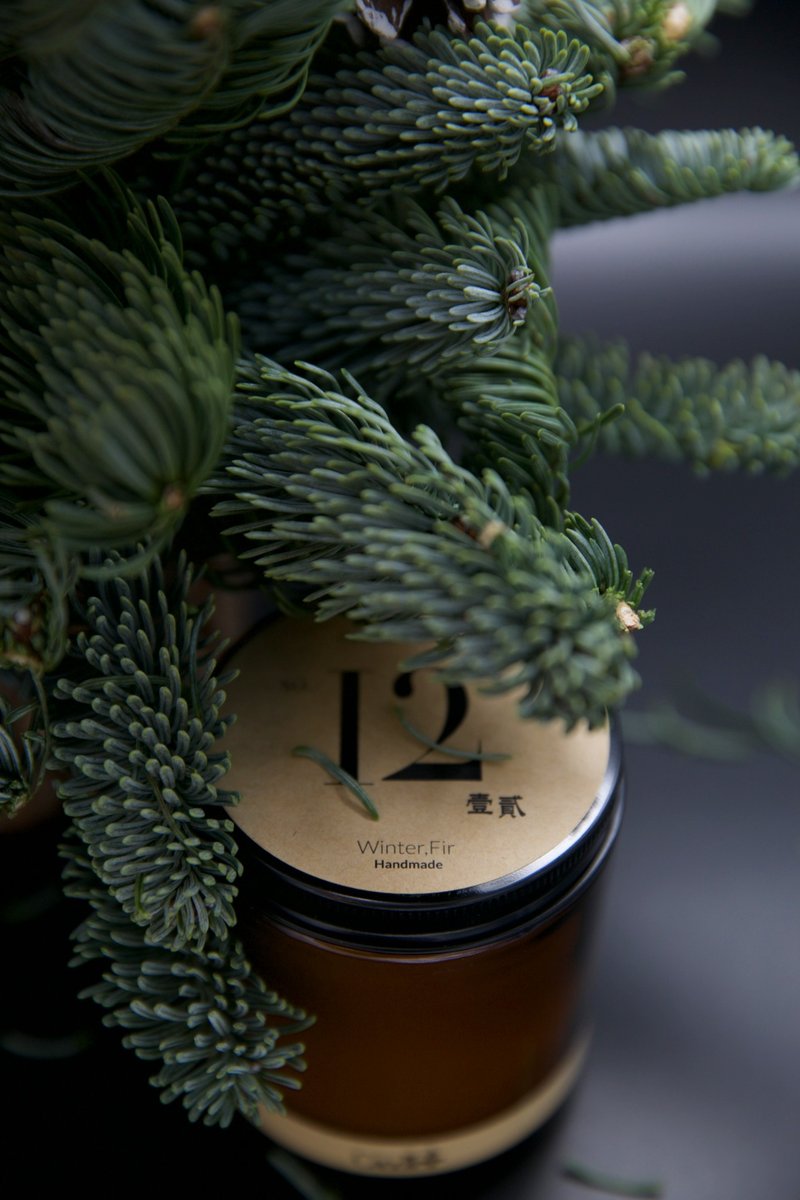 No.12 Winter.Fir 雪山冷杉 香薰蜡烛 candleplusco.氛围好物 - 香薰/精油/线香 - 蜡 