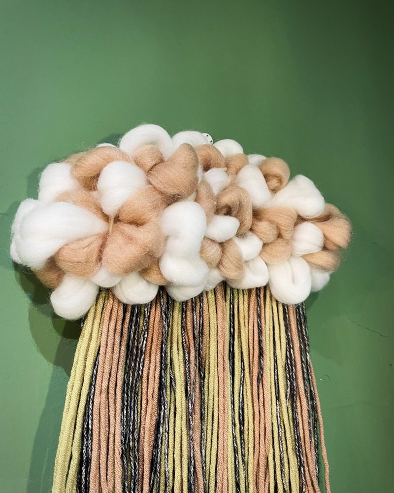 实体 | 中坜  |  手作云朵瀑布 基础织布体验 居家装饰 - 编织/羊毛毡/布艺 - 棉．麻 