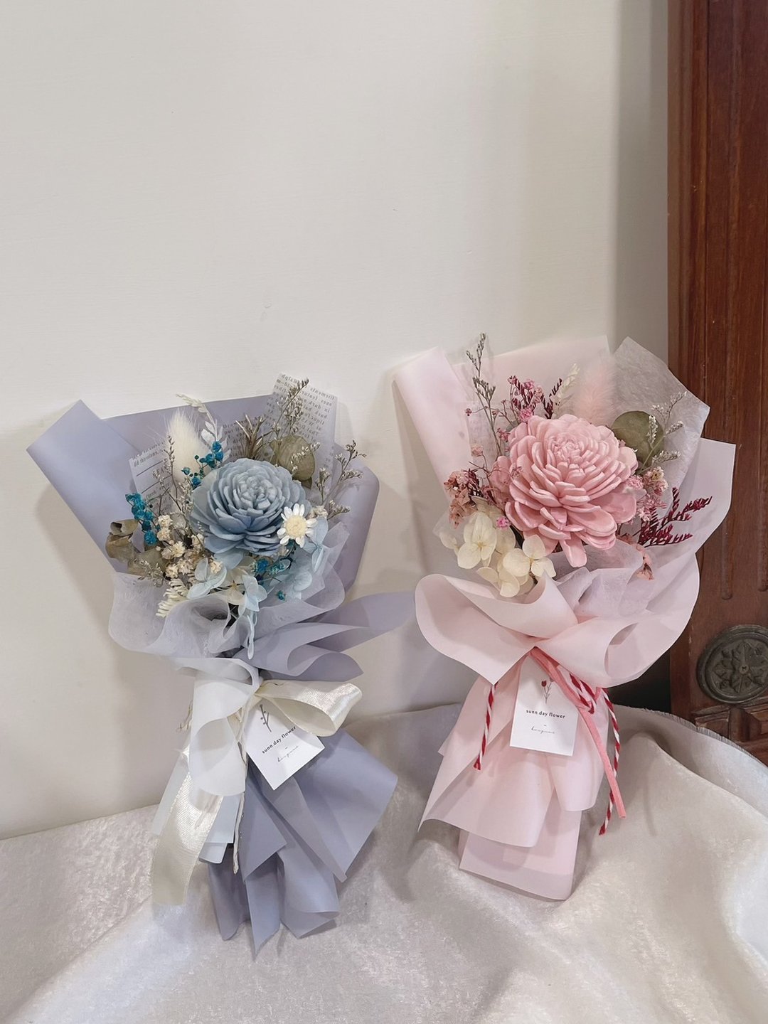 【香氛扩香花束】小资款 婚礼小物 单束扩香花 生日礼物 干燥花束 - 干燥花/捧花 - 植物．花 