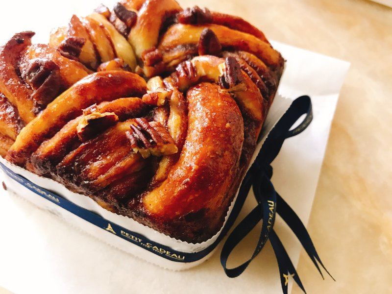 纯素肉桂结面包礼盒 - 面包/吐司 - 新鲜食材 红色