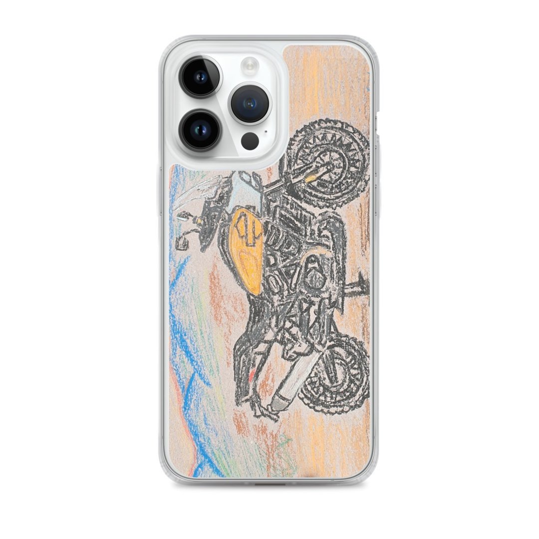 iPhone 手机壳原创艺术电话 iPhone 14 Pro Max 透明手机壳坚固保 - 手机壳/手机套 - 塑料 卡其色