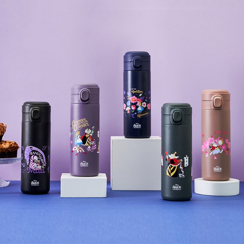 WOKY沃厨x爱丽丝 轻量陶瓷易洁层保温杯450ML-5款 - 保温瓶/保温杯 - 不锈钢 多色