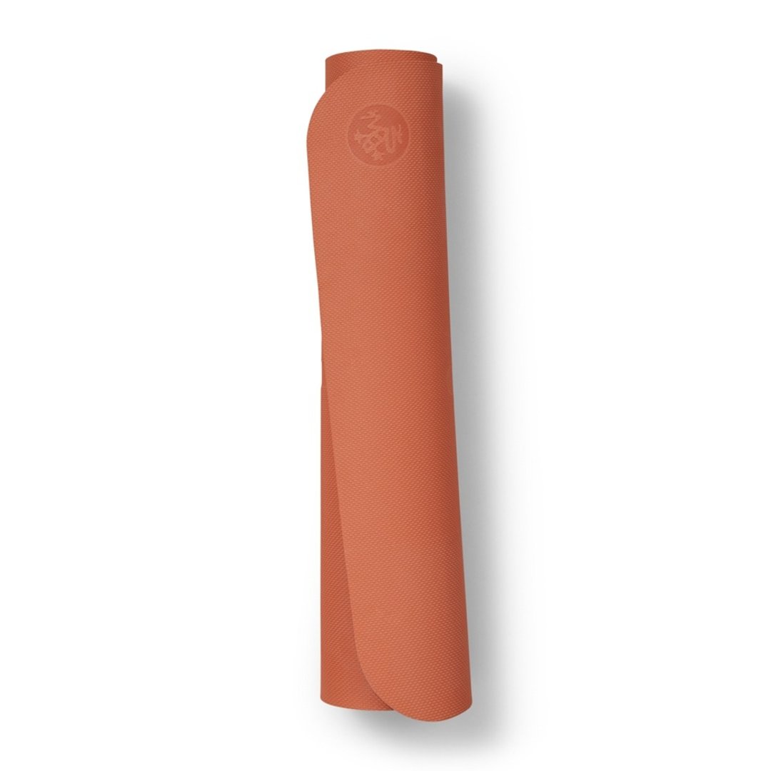 【Manduka】Begin 双面环保 TPE瑜珈垫 5mm - Clay Lotus Root - 瑜珈垫 - 其他材质 橘色