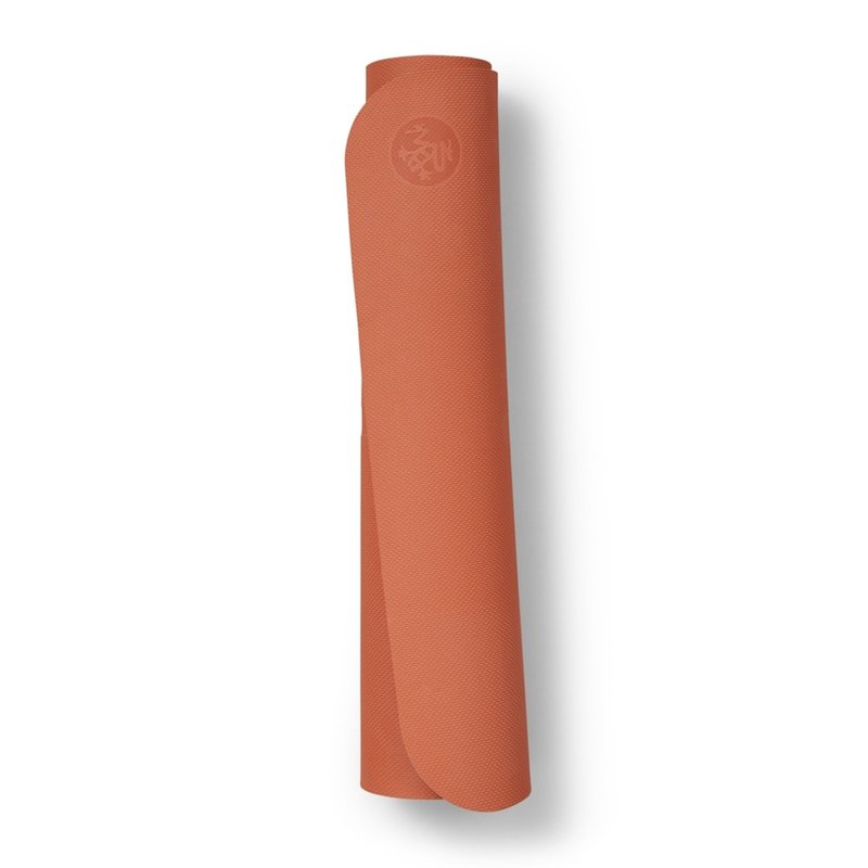 【Manduka】Begin 双面环保 TPE瑜珈垫 5mm - Clay Lotus Root - 瑜珈垫 - 其他材质 橘色