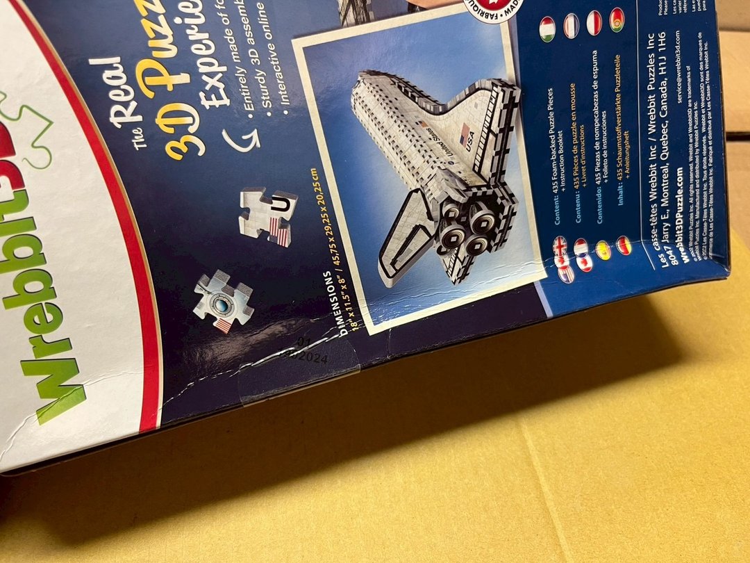 不伤心福利品 太空梭 435 片拼图 Wrebbit 3D - 拼图 - 其他材质 