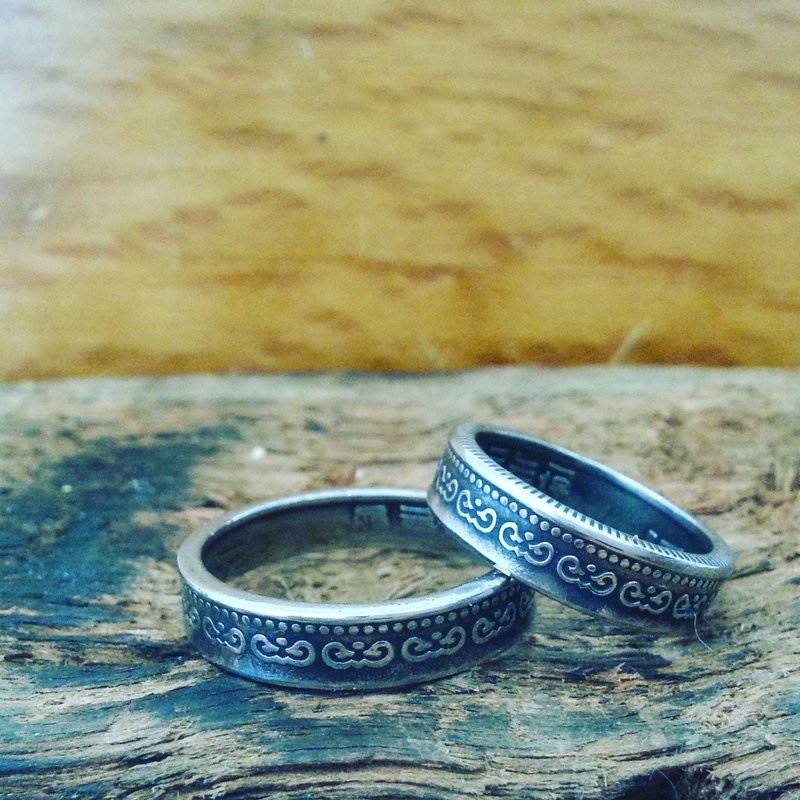 旧版韩国100圆硬币戒指 - 戒指 - 铜/黄铜 