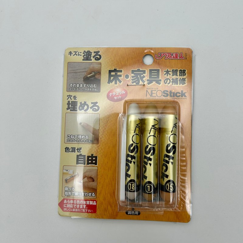 RKP-40 修补达人系列 地板.家具.木质部修补棒3件组(浅色系用) - 其他 - 其他材质 