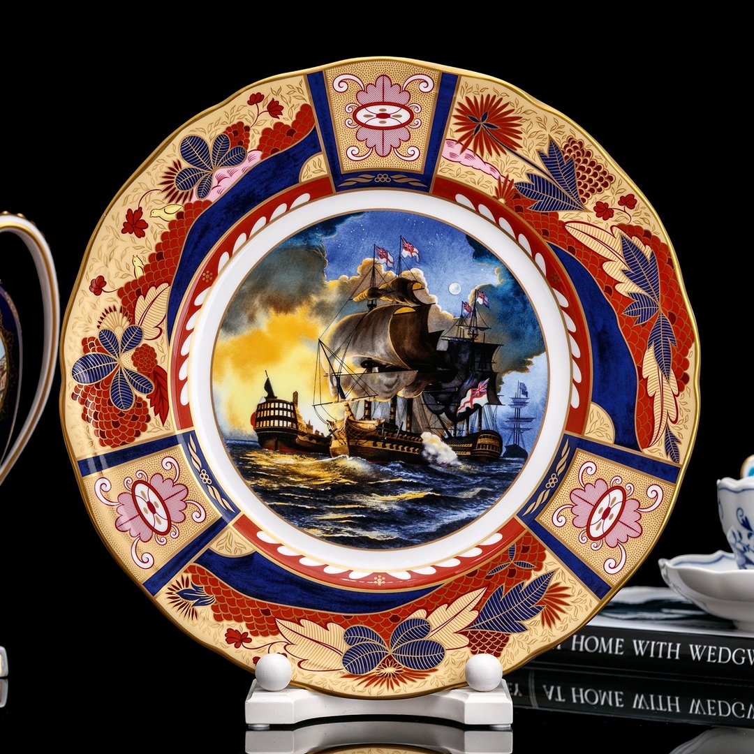 英国制 Royal Worcester 尼罗河战役 2003 纪念限量骨瓷艺术盘 - 摆饰 - 瓷 