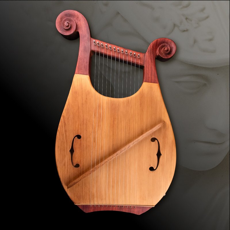 12弦雅典娜 手工里拉琴 Lyre 莱雅琴  瑜伽 冥想 身心灵疗愈乐器 - 吉他/乐器 - 木头 