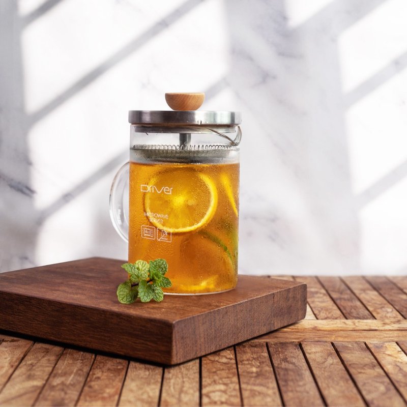 Driver 冷热两用冲茶壶-600ml - 茶具/茶杯 - 玻璃 橘色
