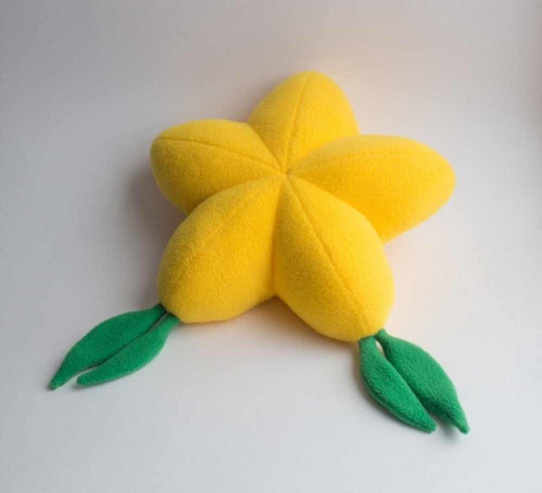 Paopu Fruit inspired by Kingdom Hearts | Sora cosplay props - 枕头/抱枕 - 其他材质 黄色