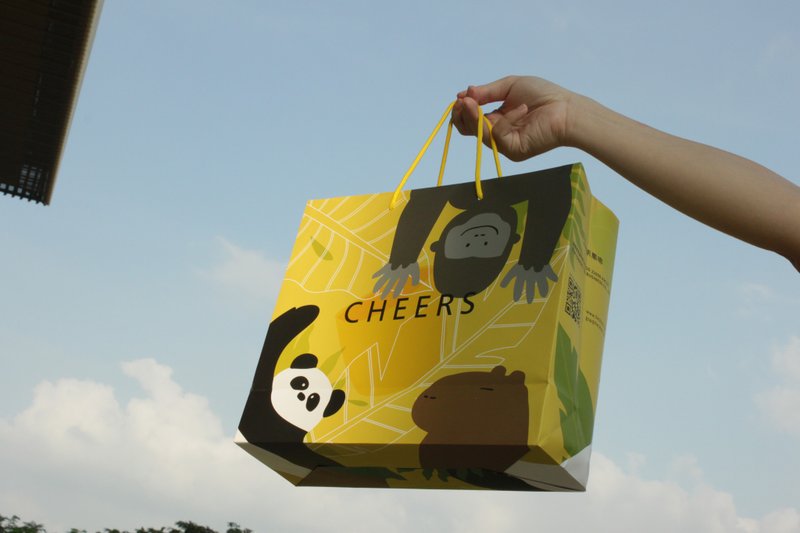 【加购】动物园狂欢派对手提纸袋礼品袋 赠送明信片 交换礼物散水 - 纸盒/包装盒 - 纸 