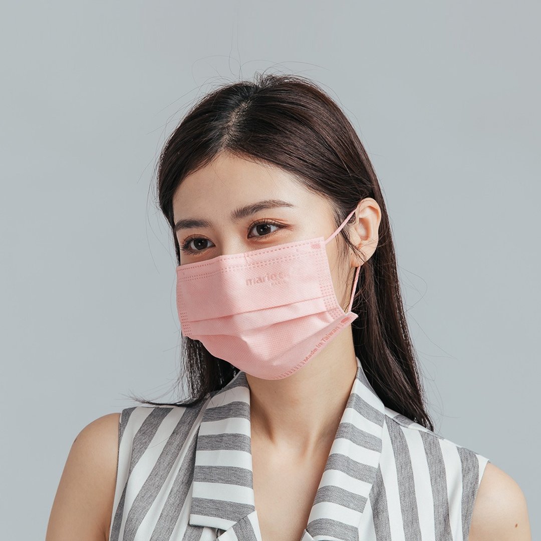 【ONEDER旺达】美丽佳人平面医疗口罩(30入)-蔷薇粉 Marie Claire - 口罩 - 其他材质 粉红色