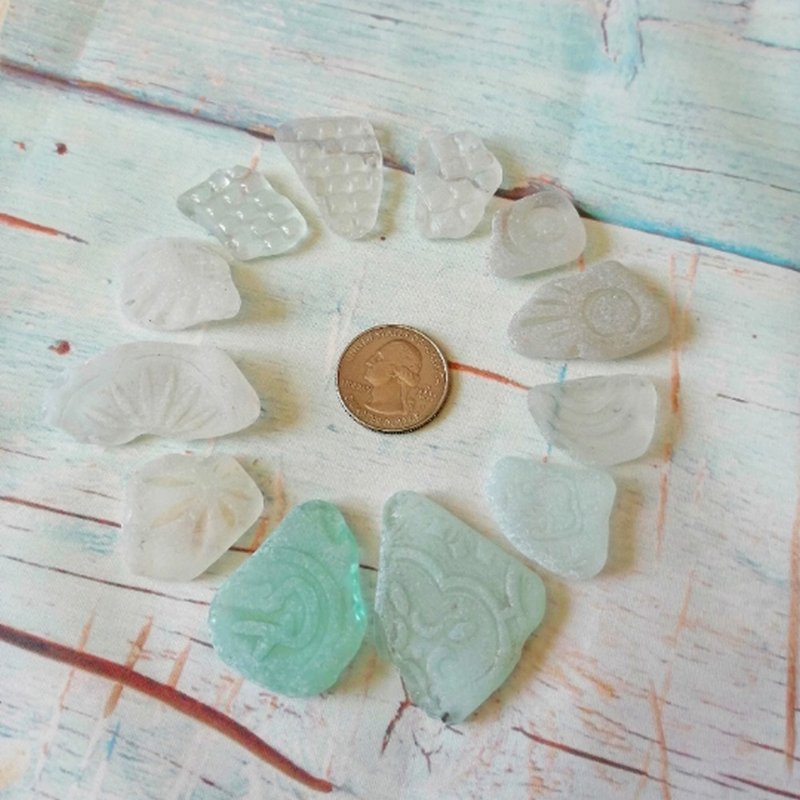 我只卖真正的正品海玻璃 - 陶艺 - 玻璃 白色