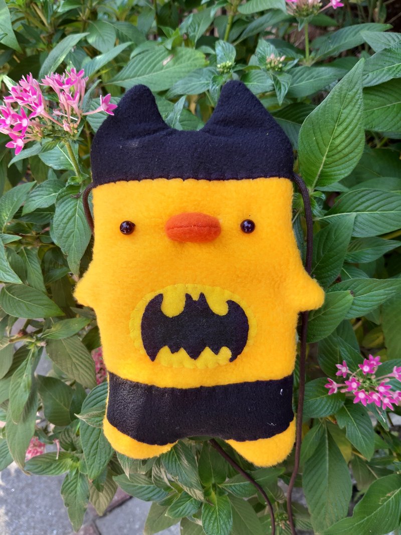 蝙蝠鸭万用包/背包/手机袋/斜背包 - 侧背包/斜挎包 - 棉．麻 