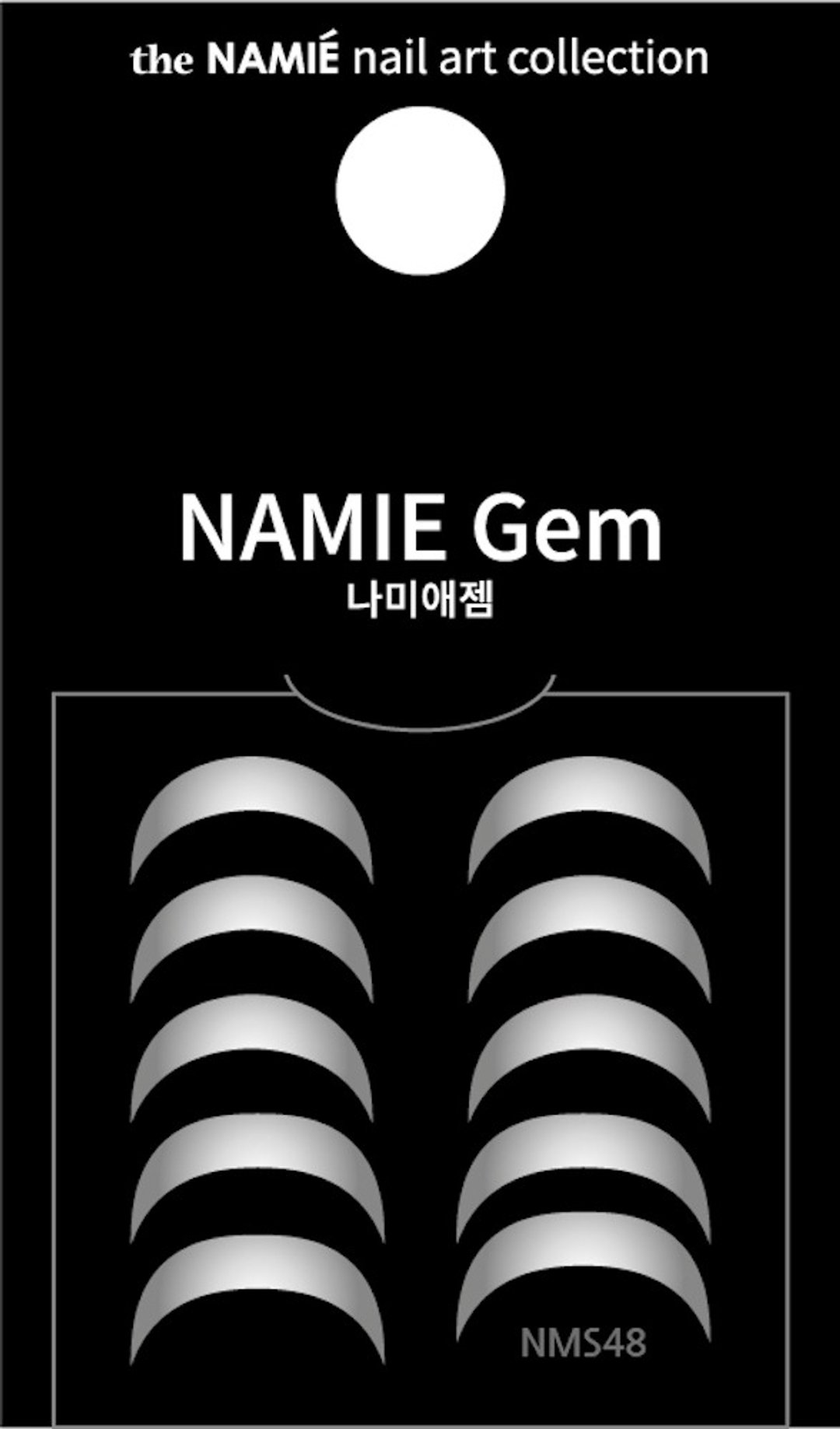 【专业用】NAMIE Gem 美甲装饰艺术贴纸 Normal Metallic 48 - 指甲油/指甲贴 - 纸 金色