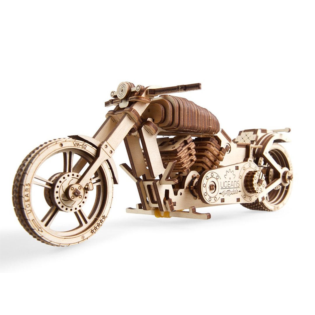 /Ugears/ 乌克兰木制模型 街头小霸王-BIKE VM-02 - 数码小物 - 木头 