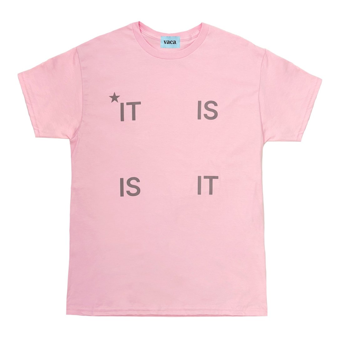 IT IS T_SHIRT (粉色) - 女装 T 恤 - 棉 粉红色