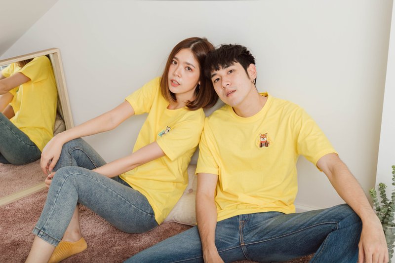 Super Soft T-Shirt (LEMON) - 男装上衣/T 恤 - 棉．麻 黄色
