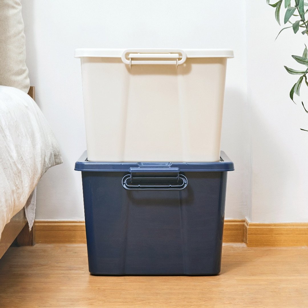 日本天马 ROX系列极简风滑轮整理箱-40L-3入-多色可选 - 收纳用品 - 塑料 多色